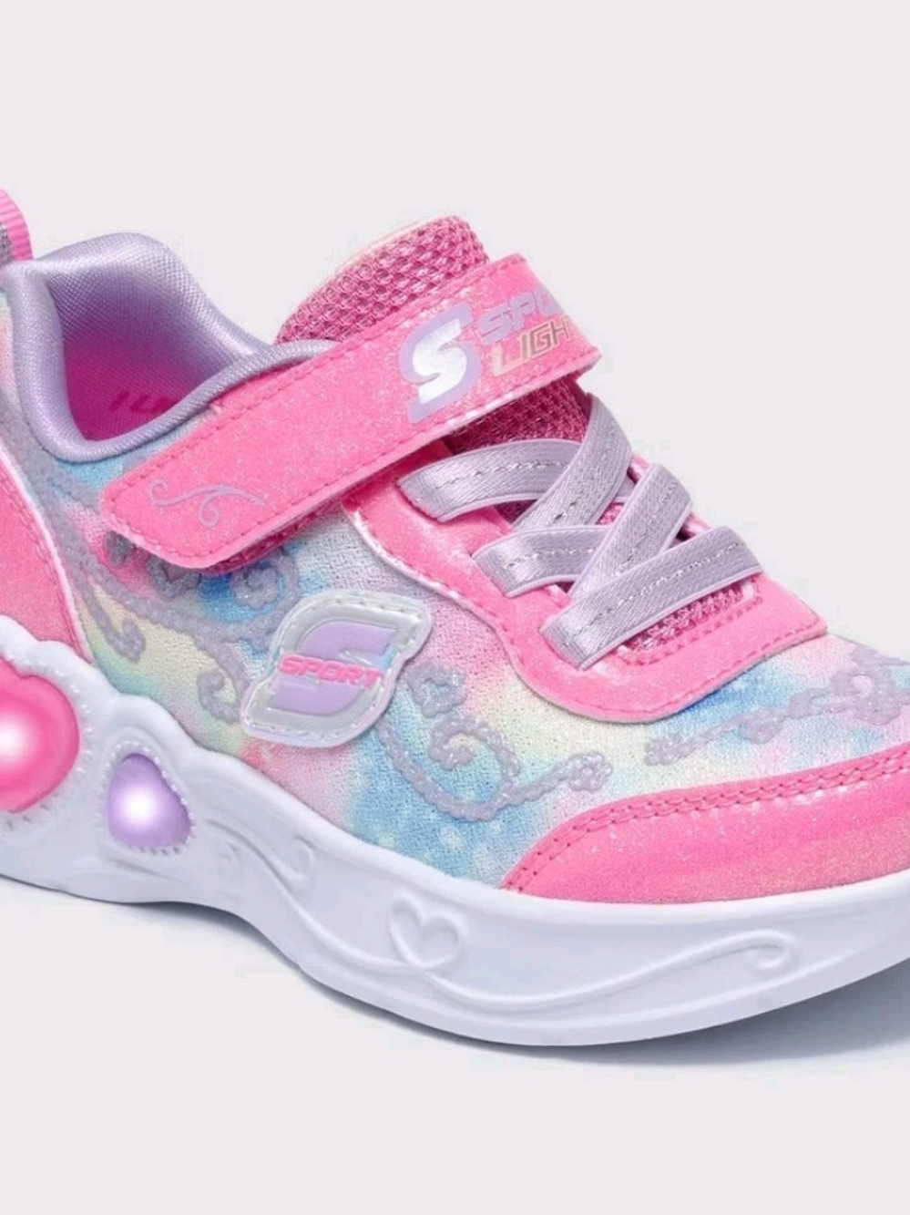 Sport By Skechers Toddler Clara Light-Up Sport Sneakers Pink Size 8T